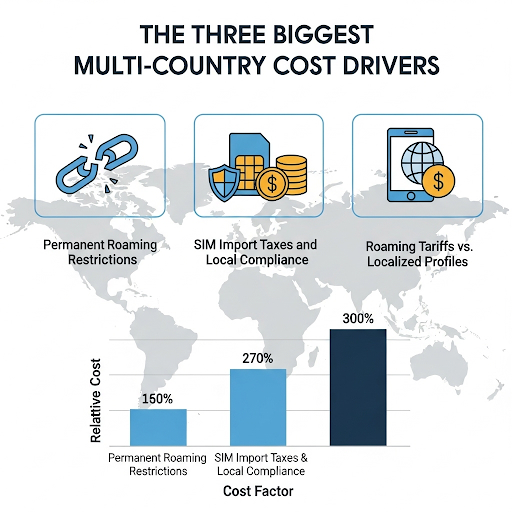 The Three Biggest Multi-Country Cost Drivers