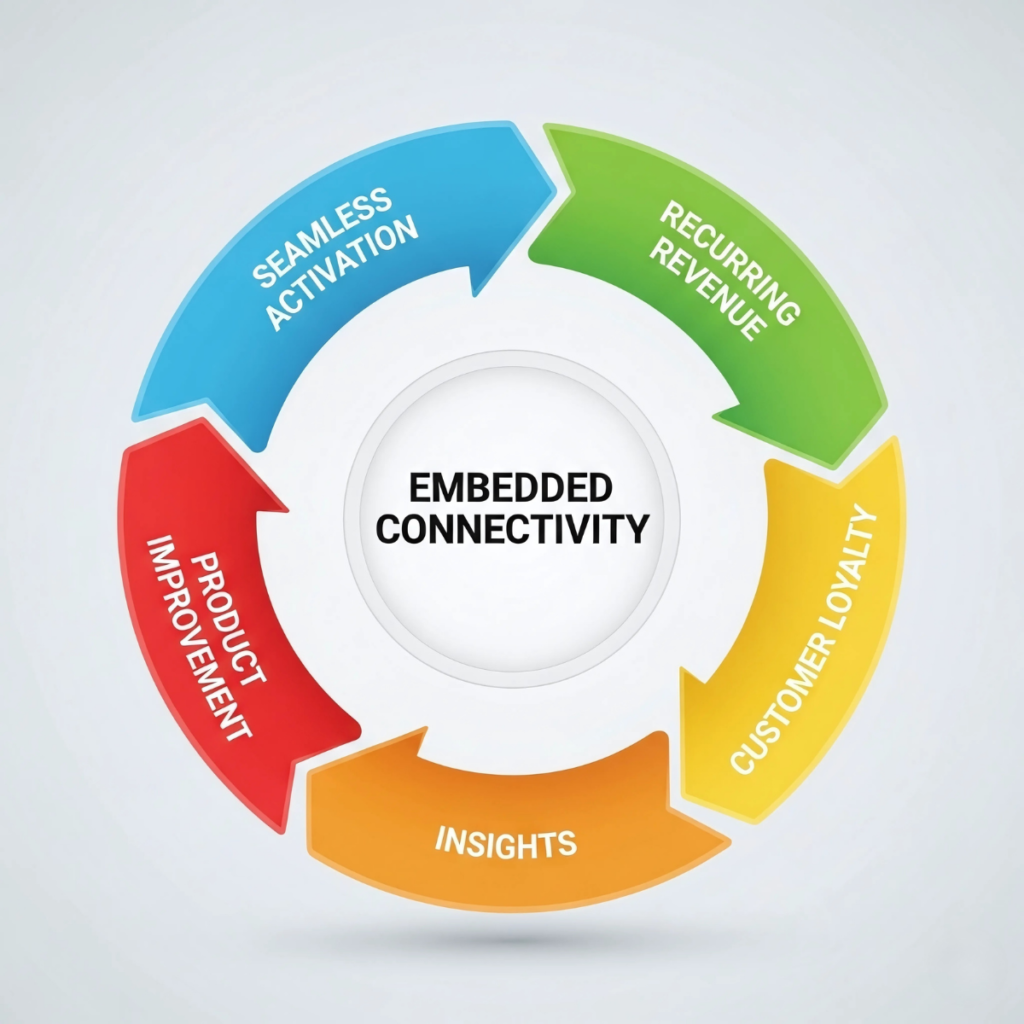 What is embedded connectivity?