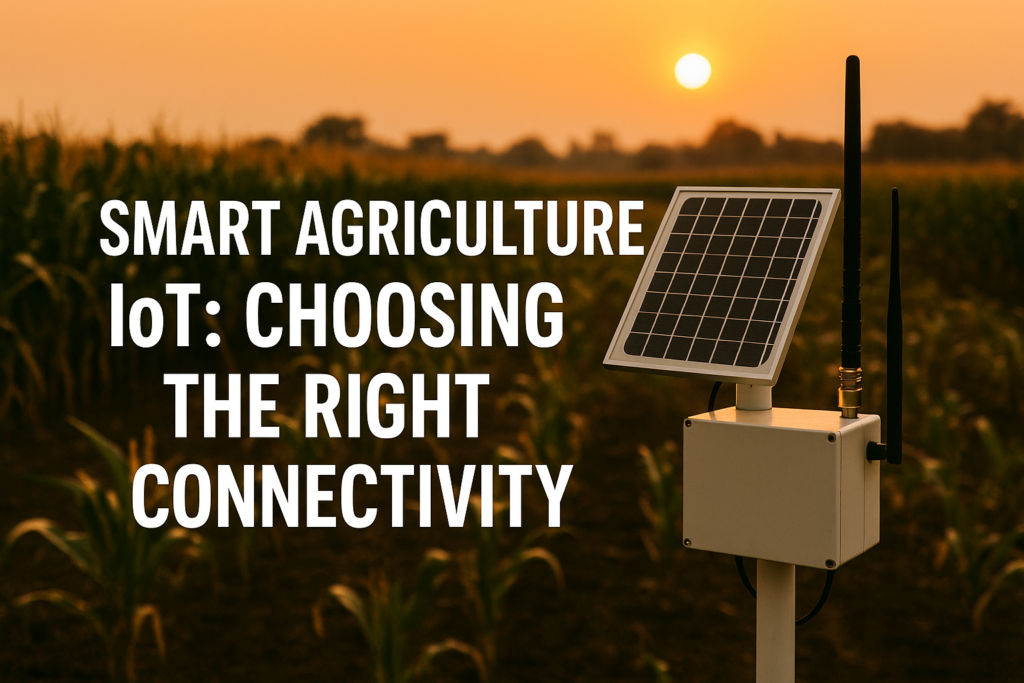 Smart Agriculture IoT: Choosing the Right Connectivity