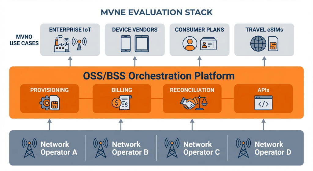 MVNE Evaluation Stack