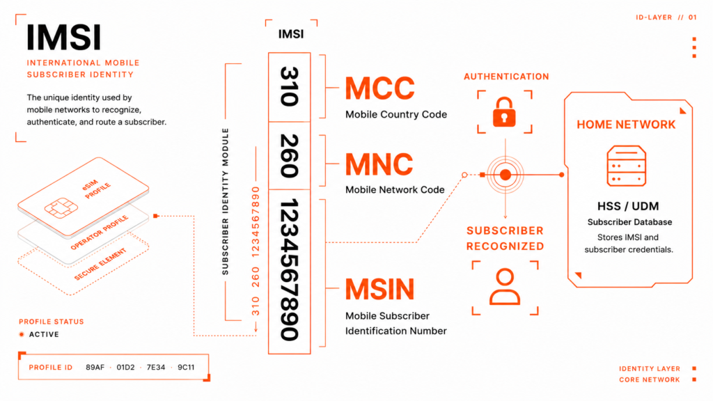 What is an IMSI?
