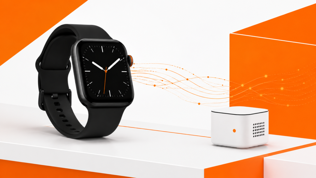 Connectivity dissolving invisibly into a finished consumer product — the 